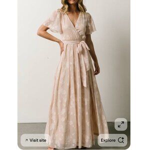 NWOT Baltic Born Faye Maxi Dress - Natural Color